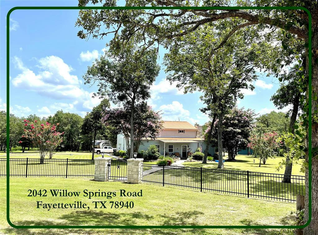 2042 WILLOW SPRINGS RD, FAYETTEVILLE, TX 78940, photo 1 of 50
