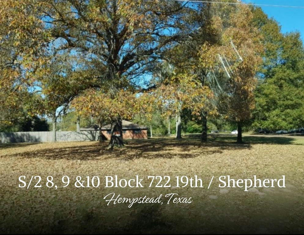 S/2 8, 9 &10 BLOCK 722 19TH / SHEPHERD, HEMPSTEAD, TX 77445, photo 1 of 8