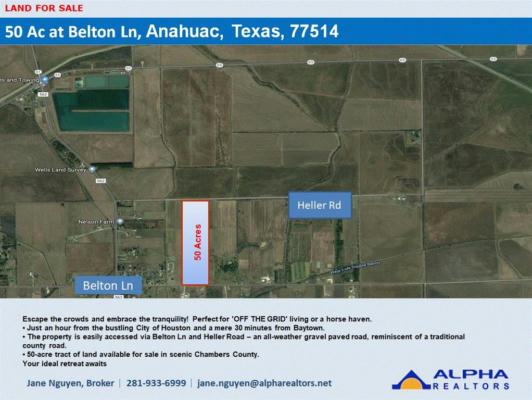 00 BELTON LN EXTENSION, ANAHUAC, TX 77514 - Image 1