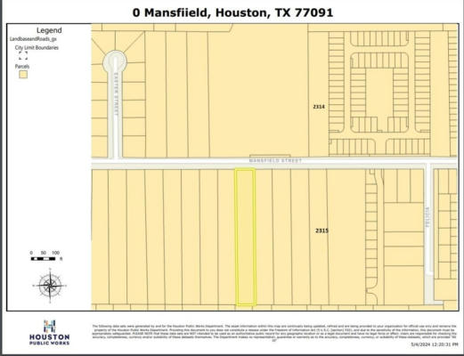 0 MANSFIELD STREET, HOUSTON, TX 77091, photo 2 of 29