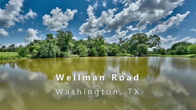 0 WELLMAN ROAD, WASHINGTON, TX 77880 - Image 1
