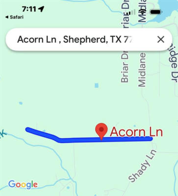 0 ACORN LANE, SHEPHERD, TX 77371, photo 5 of 8